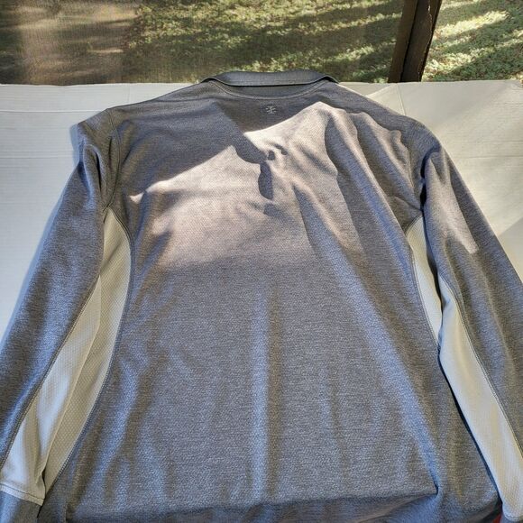 IZOD Mens XX-Large Gray Golf Long Sleeve Tournament Polo NEW - Picture 10 of 11